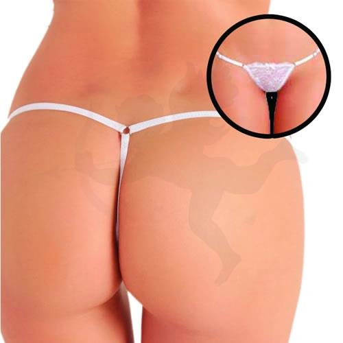 Tanga de encaje Blanca